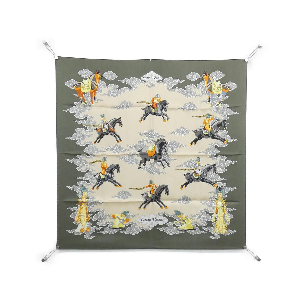 エルメス GALOP VOLANT カレ スカーフ
