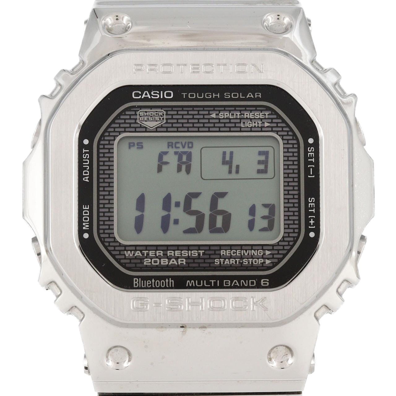 カシオ G-SHOCK 電波時計 GMW-B5000D-1JF SS ソーラークォーツ