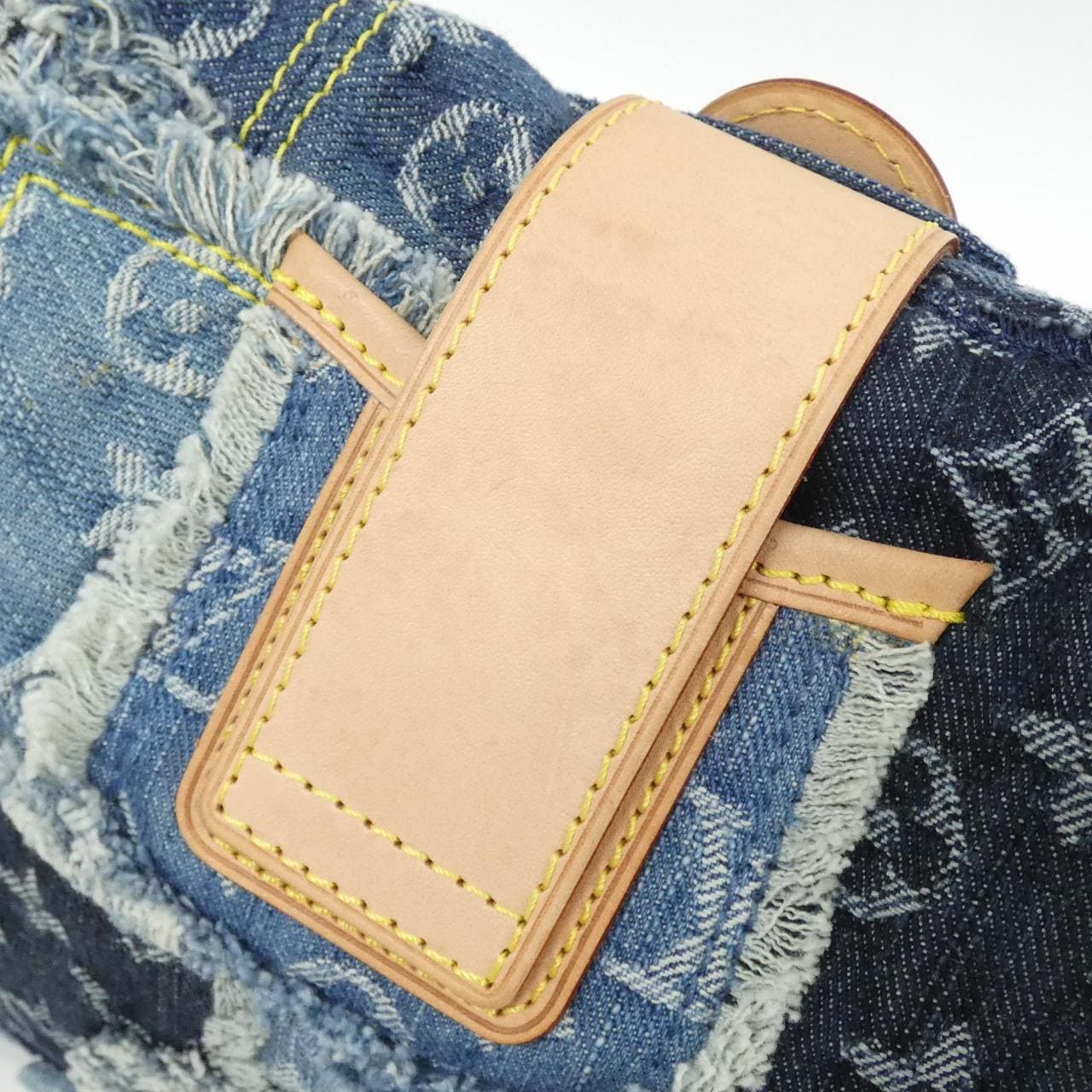 ルイヴィトン モノグラム デニム パッチワーク ポスティ M95374 ショルダーバッグ