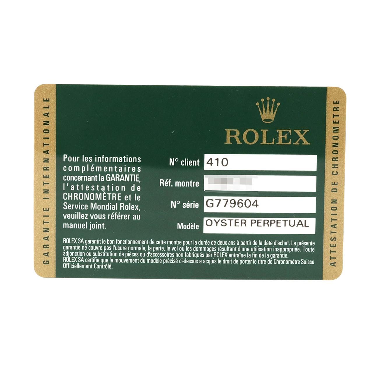 ROLEX Datejust 179171 SSxPG Automatic G number