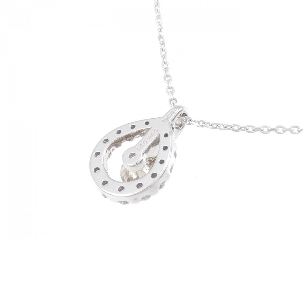 K18WG ダイヤモンド ネックレス 0.20CT