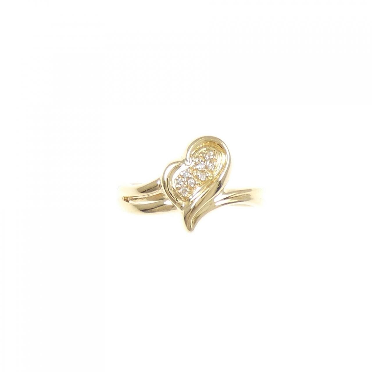 K18YG ダイヤモンド リング 0.03CT