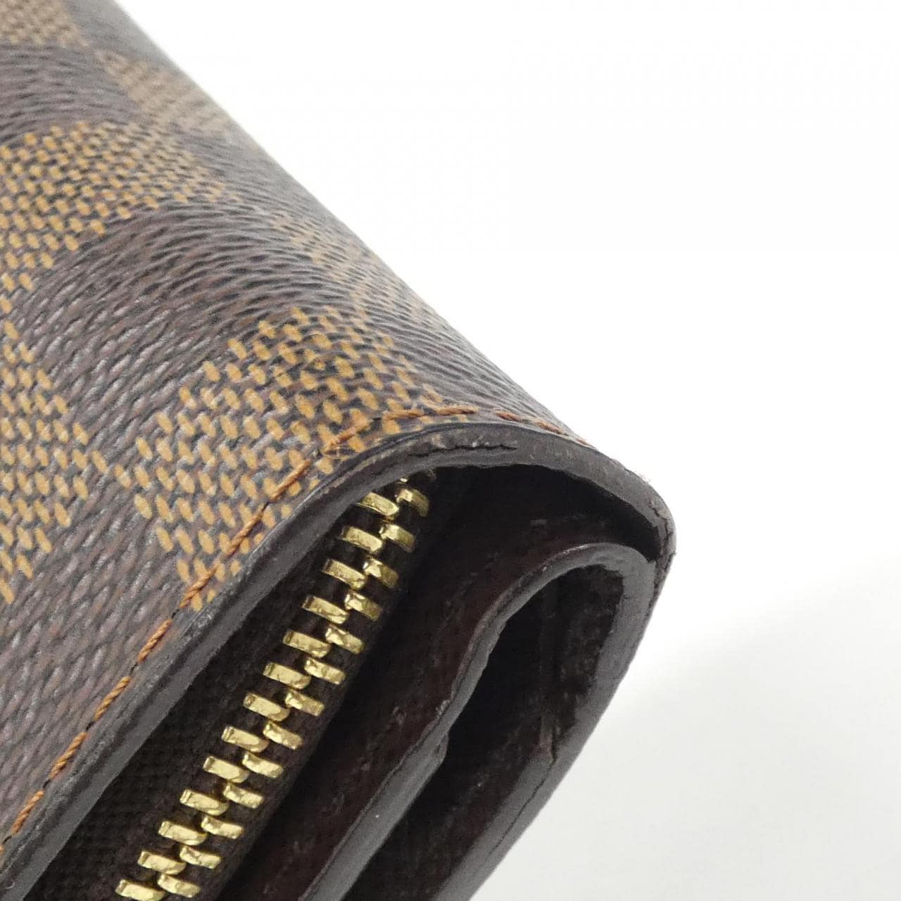 ルイヴィトン ダミエ コンパクト ジップ N61668 財布