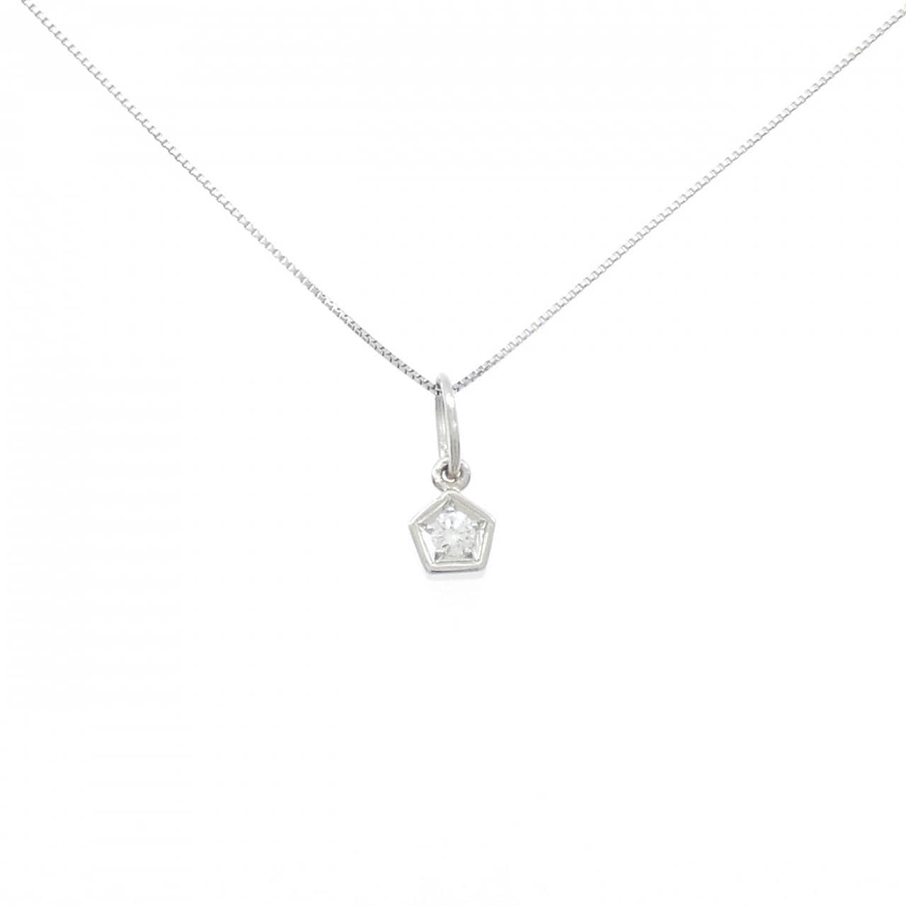 PT900/PT850 ダイヤモンド ネックレス 0.09CT
