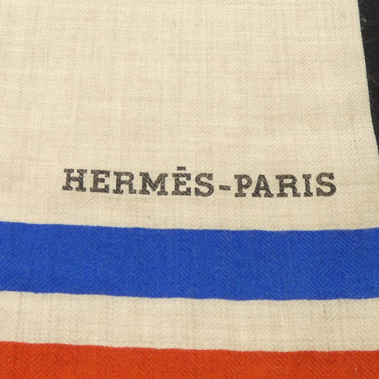 エルメス HERMES CHEVAL A LA COUVERTURE H243345S カレジェアン140 ショール