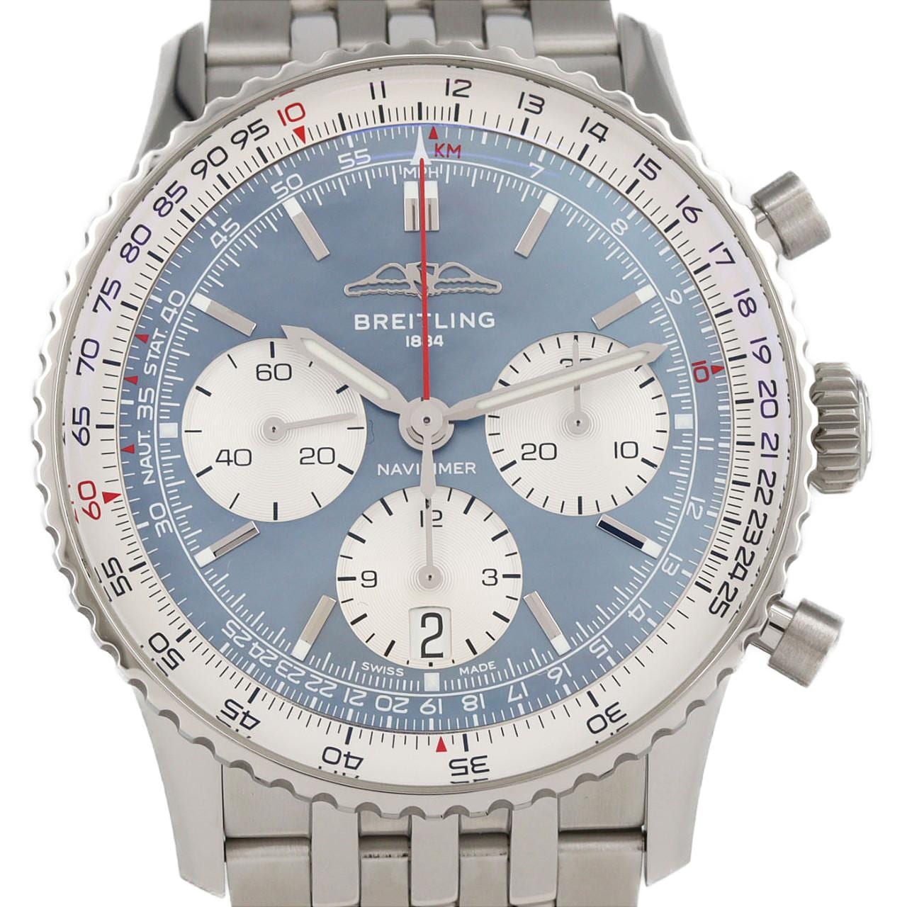 ブライトリング ナビタイマーB01クロノグラフ ジャパンエディション AB0139/AB0139211C2A1 SS 自動巻