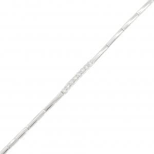 K18WG ダイヤモンド ブレスレット 0.20CT