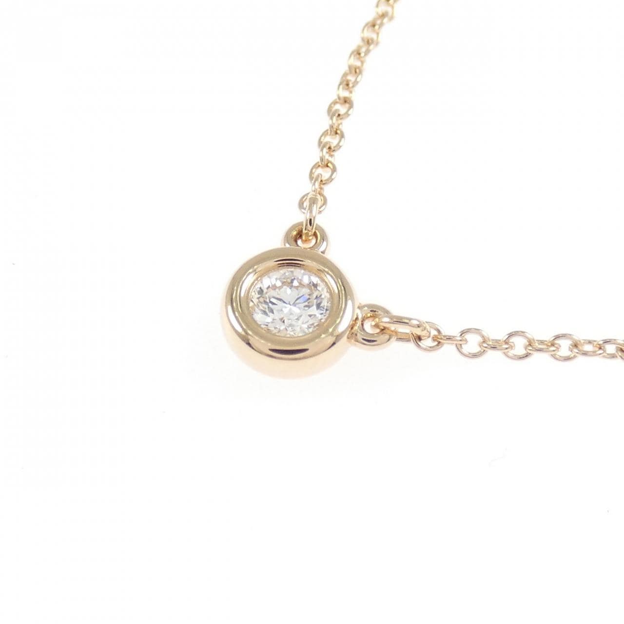 ティファニー バイザヤード ネックレス 0.10CT