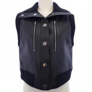 エルメス HERMES バーシティ スリーブジャケット 3H1210D2 レザーベスト