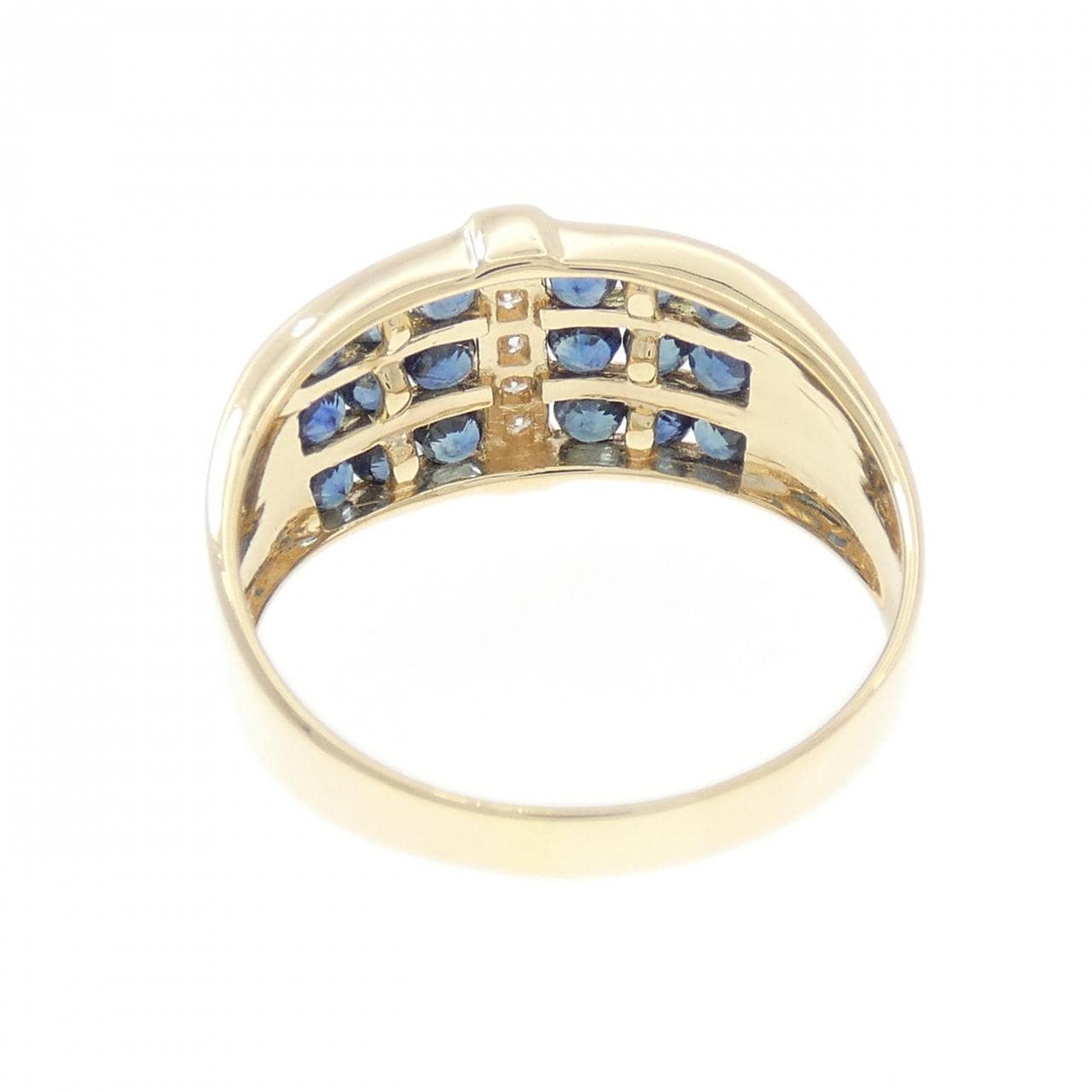 18KYG サファイヤ リング 1.47CT