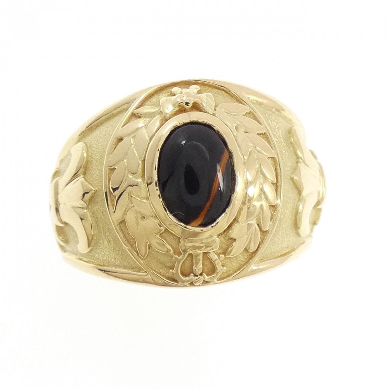 K18YG オニキス リング