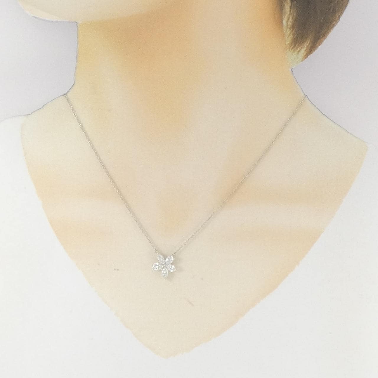 ティファニー ビクトリア ミックスクラスター ラージ ネックレス