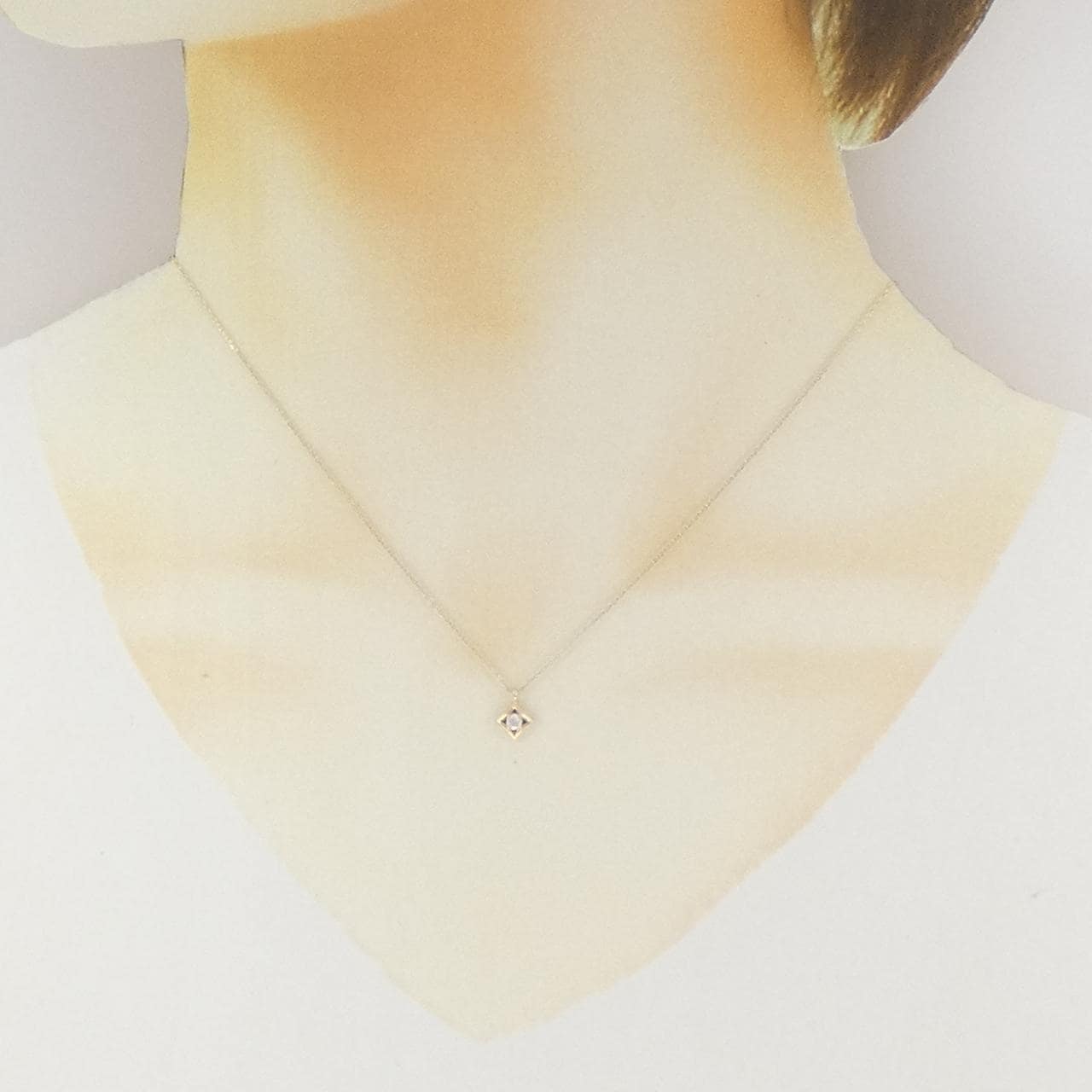 フェスタリア ダイヤモンド ネックレス 0.060CT
