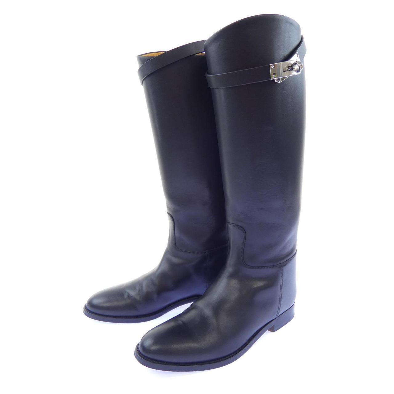 エルメス HERMES ジャンピング JUMPING ケリーバックル 042138Z ロングブーツ