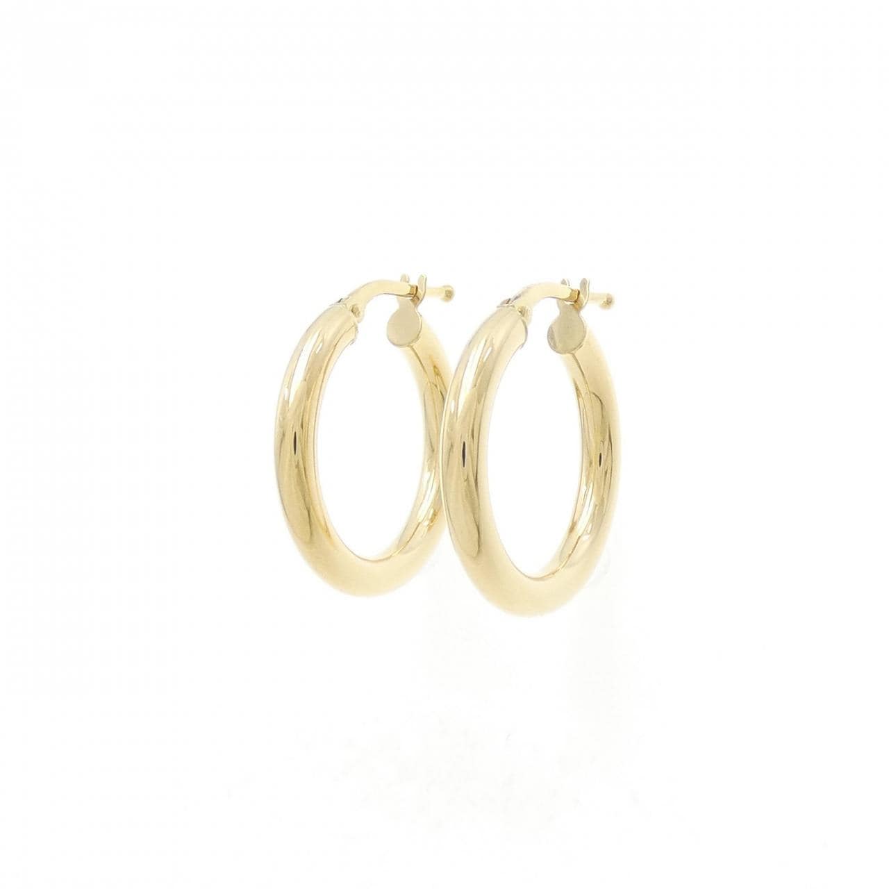 [BRAND NEW] 750YG hoop earrings