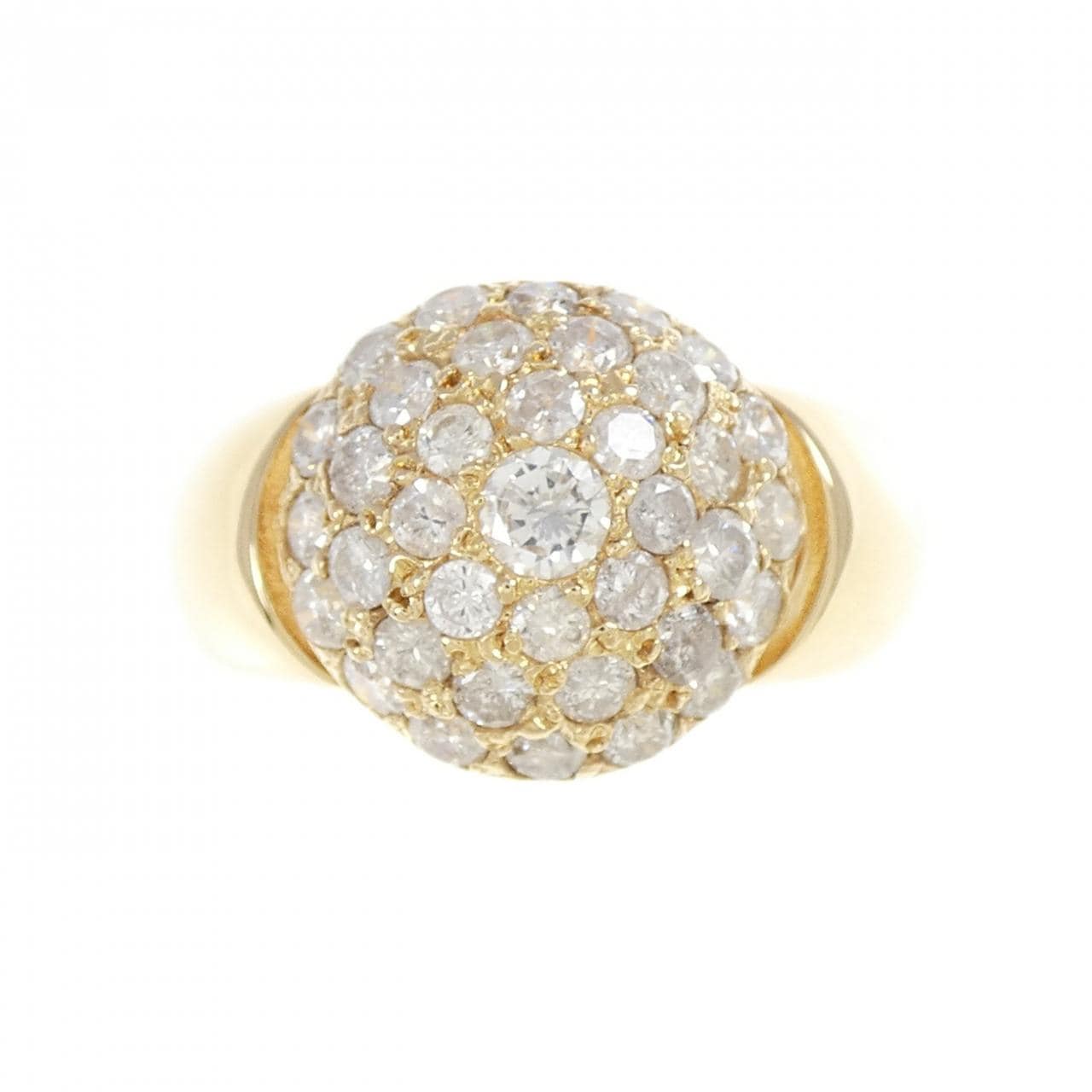 K18YG ダイヤモンド リング 1.50CT