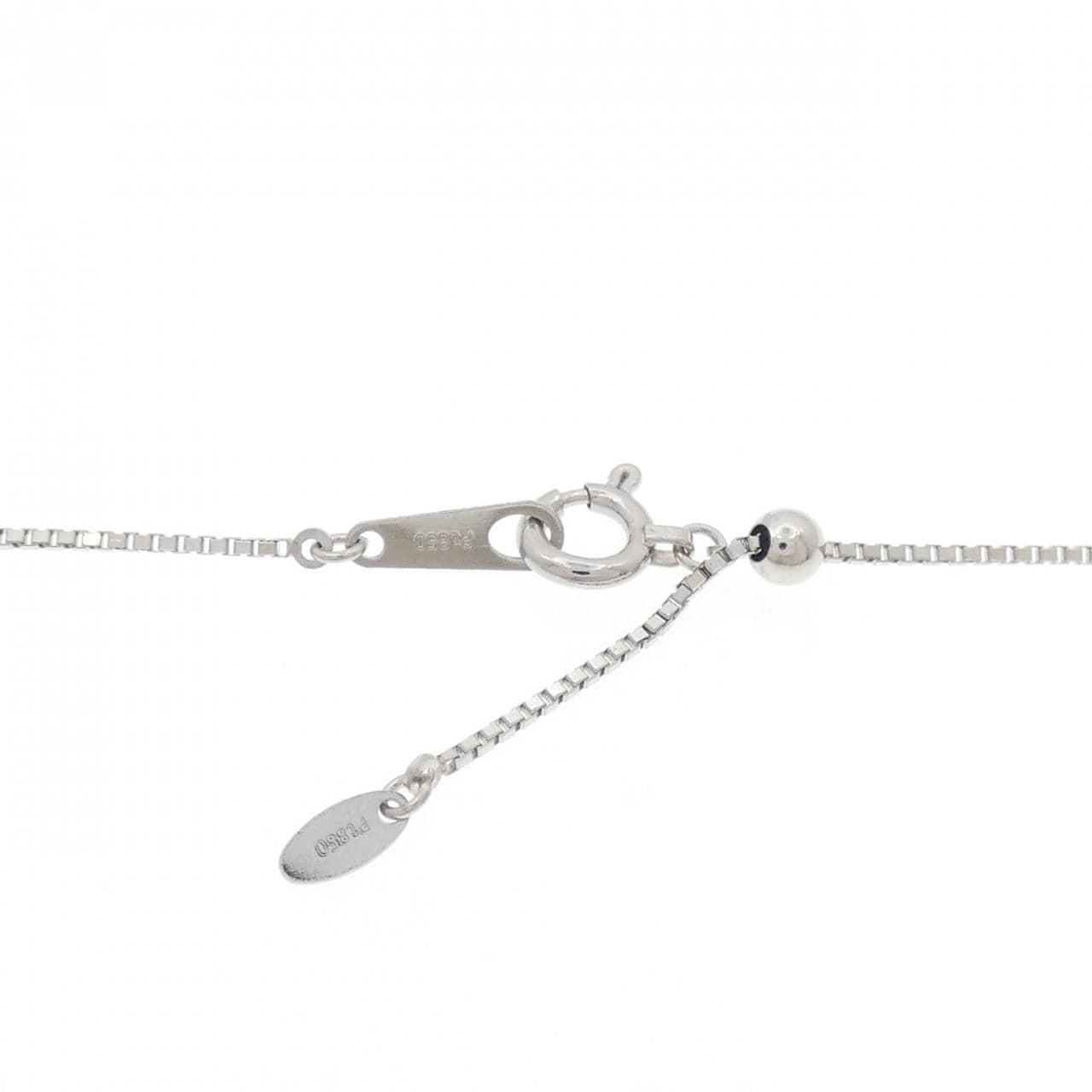 PT900/PT850 リボン ダイヤモンド ネックレス 0.23CT