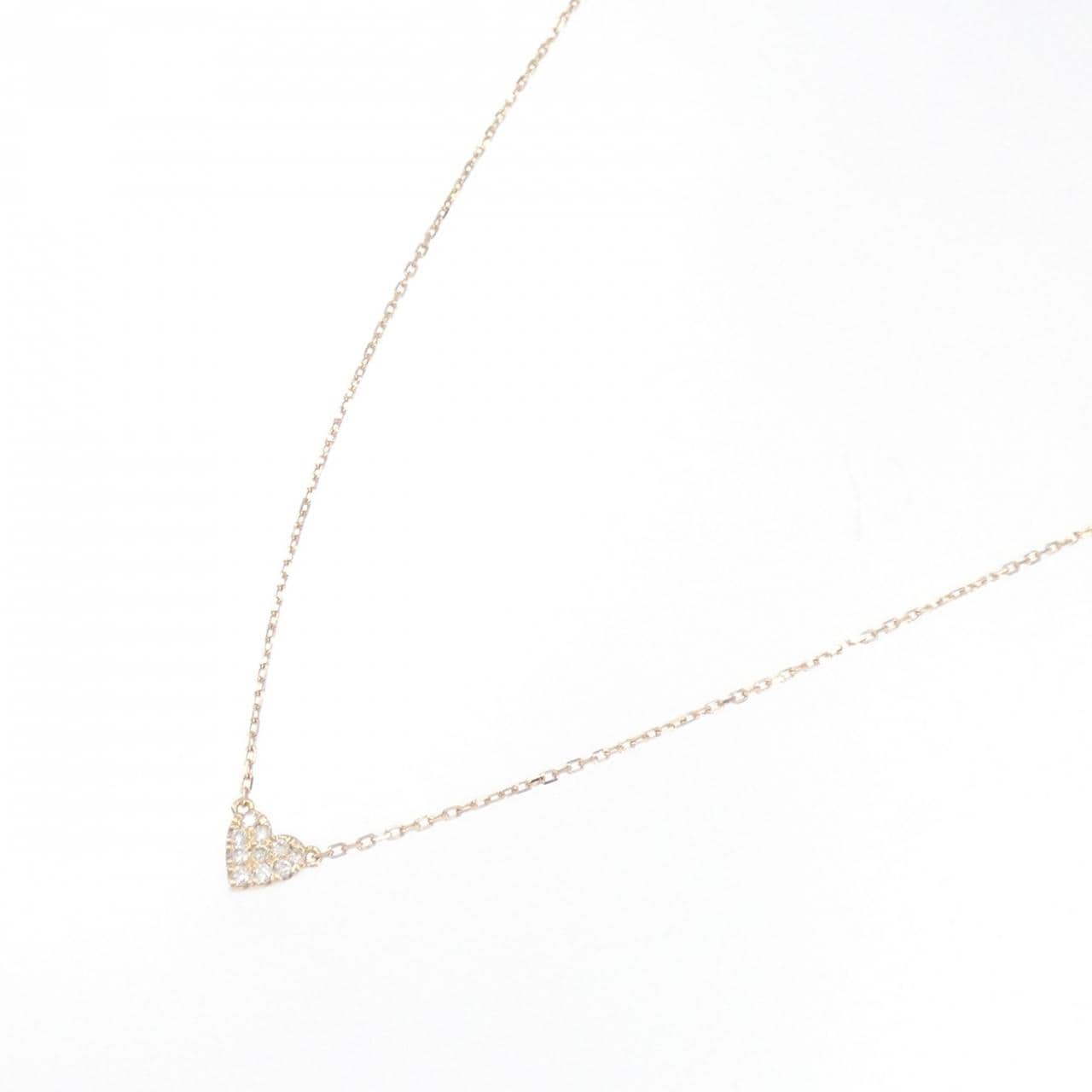 アーカー ハートパヴェ ネックレス 0.05CT