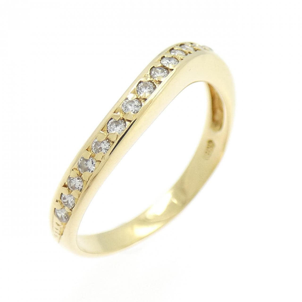 K18YG ダイヤモンド リング 0.18CT