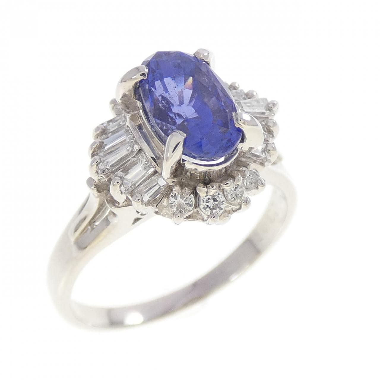 PT900 非加熱 サファイヤ リング 2.072CT スリランカ産