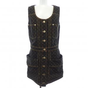 ルイヴィトン LOUIS VUITTON モノグラムデニム ボタンフロントドレス FTDR51WYZ ワンピース