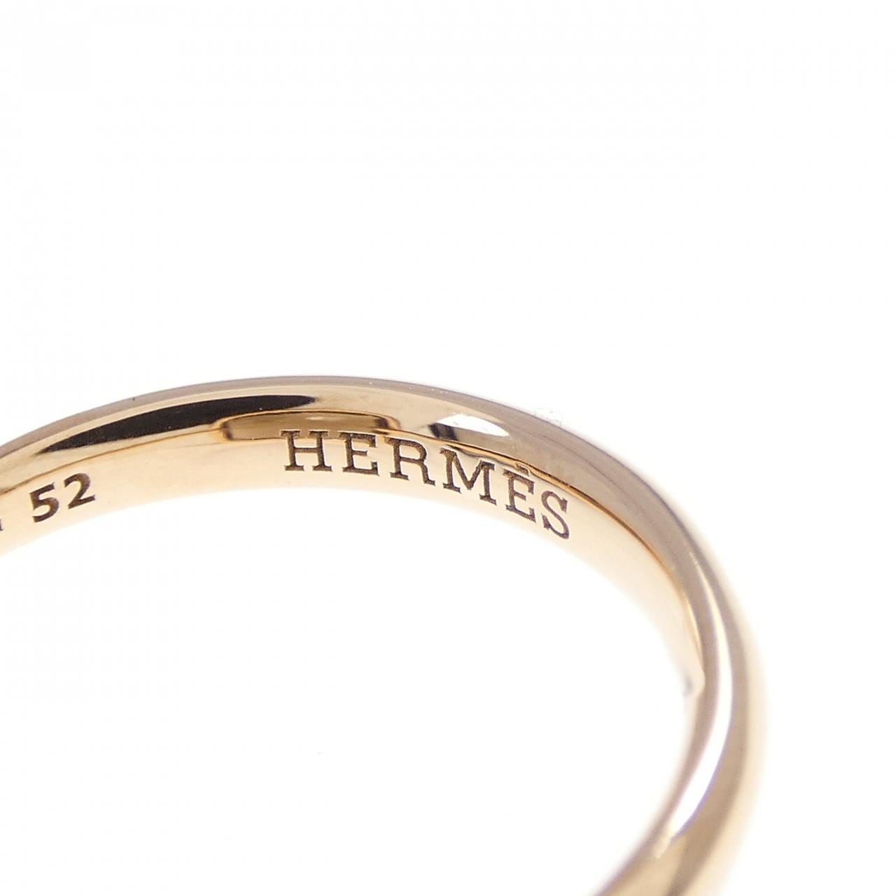 エルメス スモーキークォーツ リング