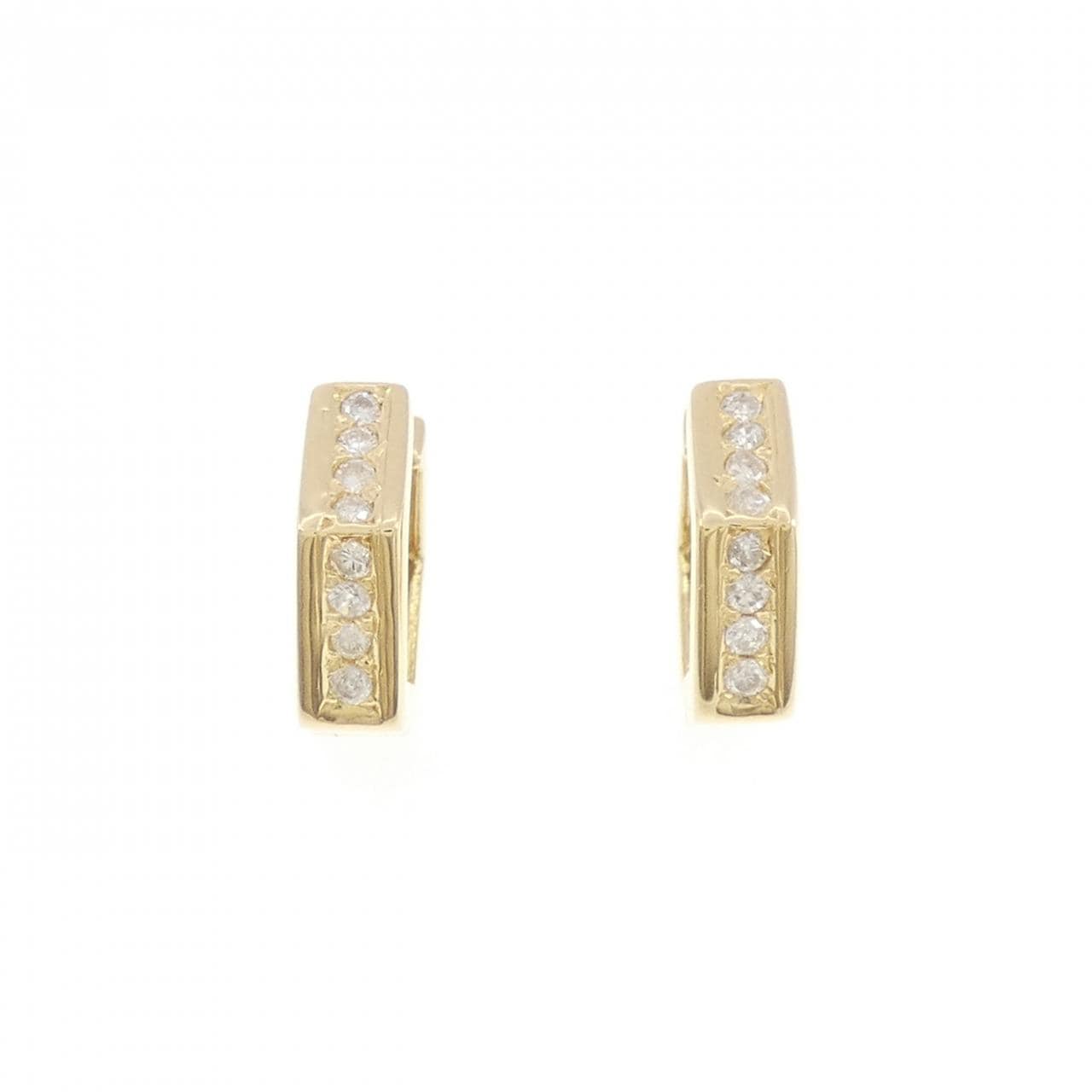 K18YG ダイヤモンド ピアス 0.16CT