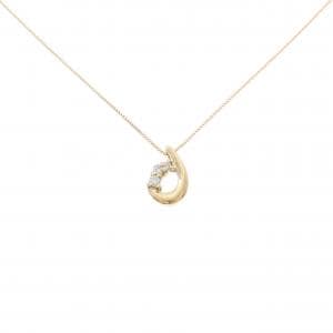 K18YG ダイヤモンド ネックレス 0.11CT