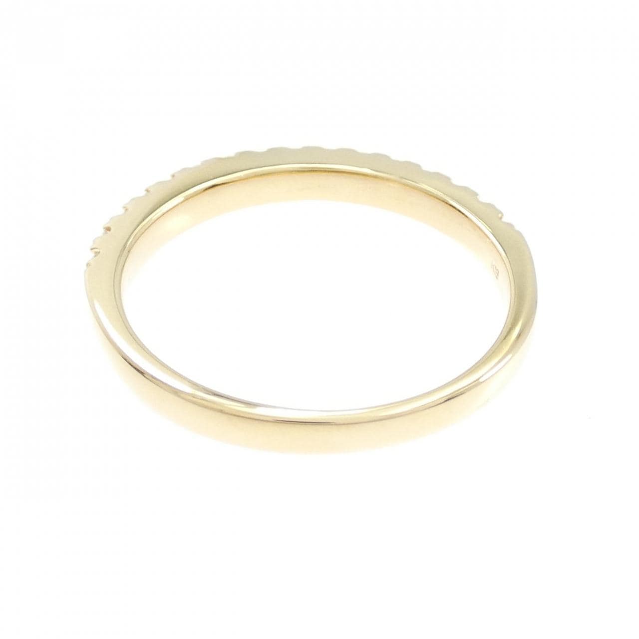 【リメイク】K18YG ハーフエタニティ ダイヤモンド リング 0.32CT