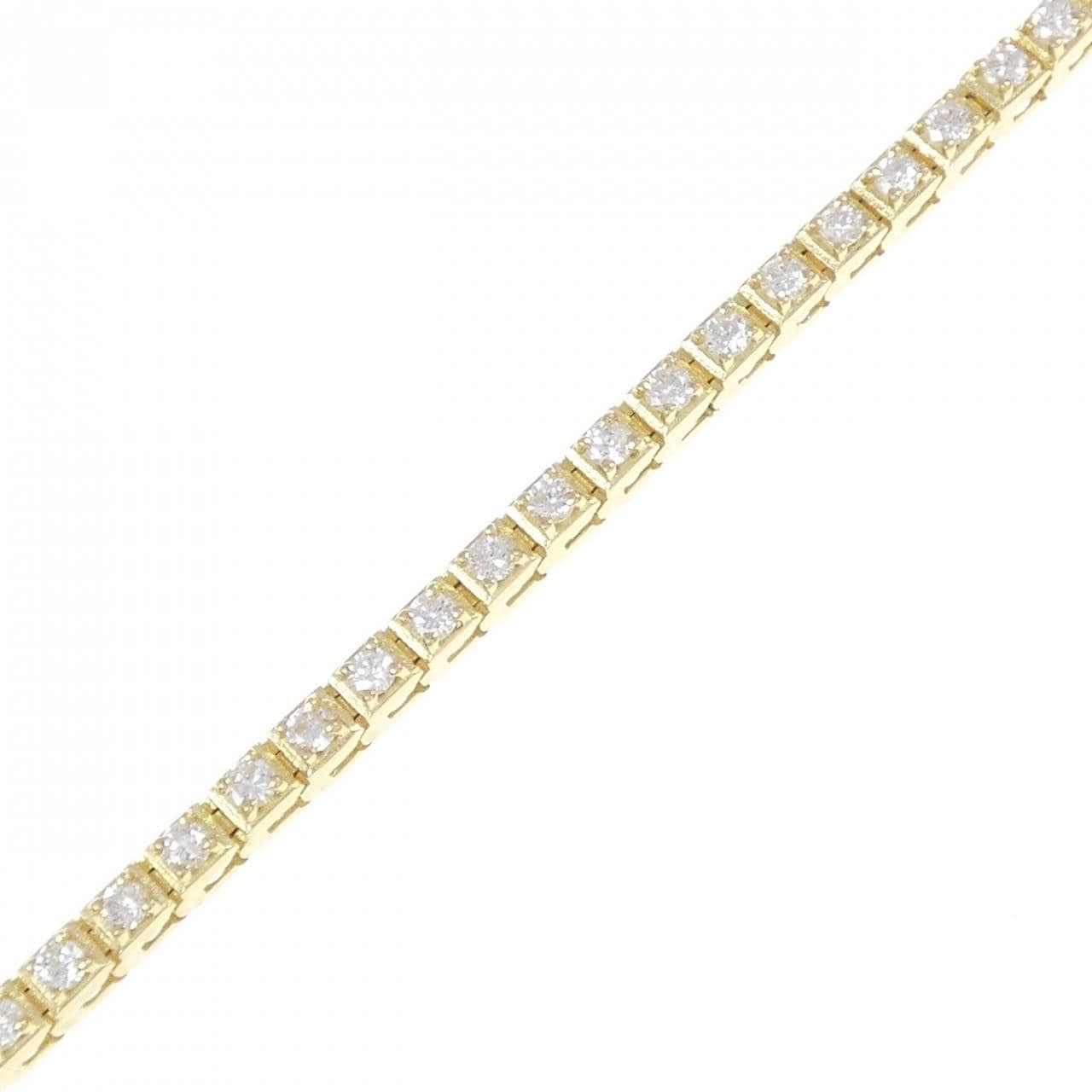 750YG ダイヤモンド ブレスレット 2.00CT