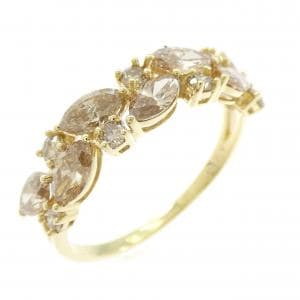 K18YG ダイヤモンド リング 0.25CT