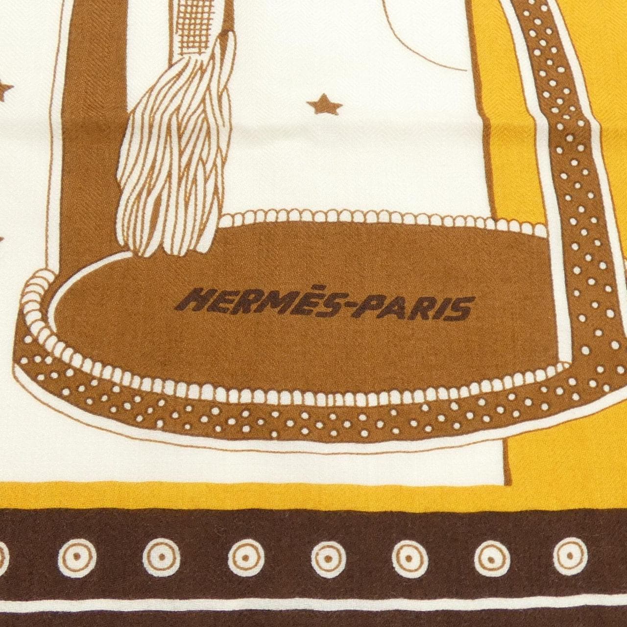 エルメス HERMES SELLE DE DIGNITAIRE BANDANA H243870S カレジェアン140 ショール