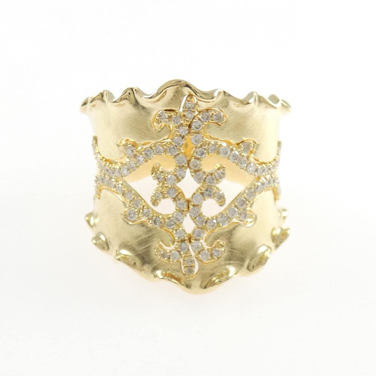 K18YG ダイヤモンド リング 0.46CT