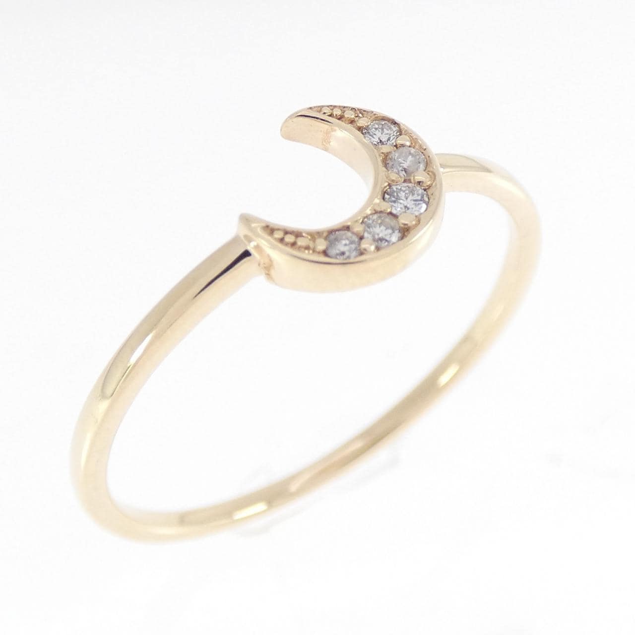ジュエッテ ムーン ダイヤモンド リング 0.03CT