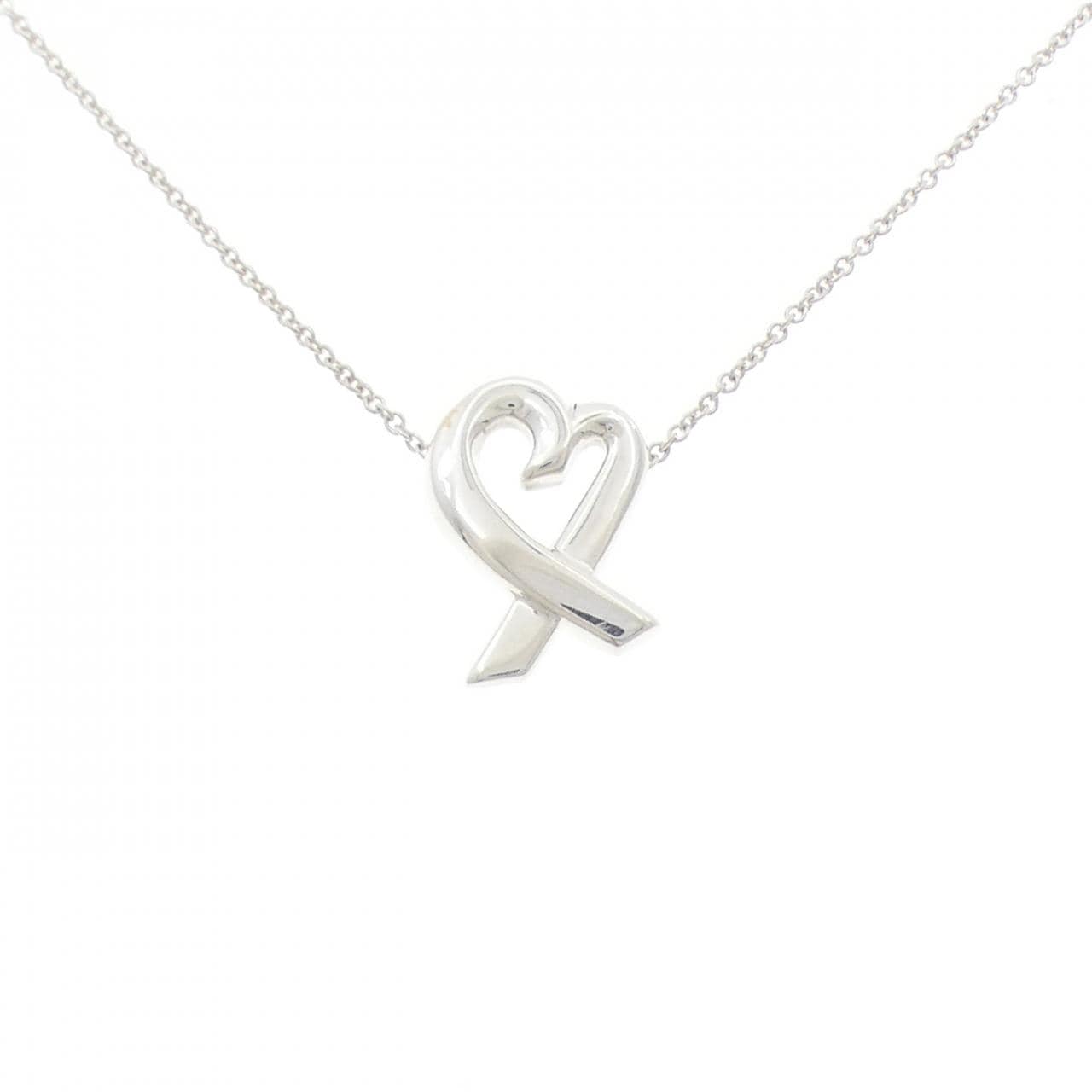 ティファニー ラビングハート スモール ネックレス