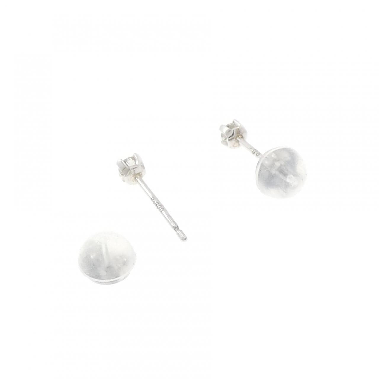 PT900 ソリティア ダイヤモンド ピアス 0.106CT