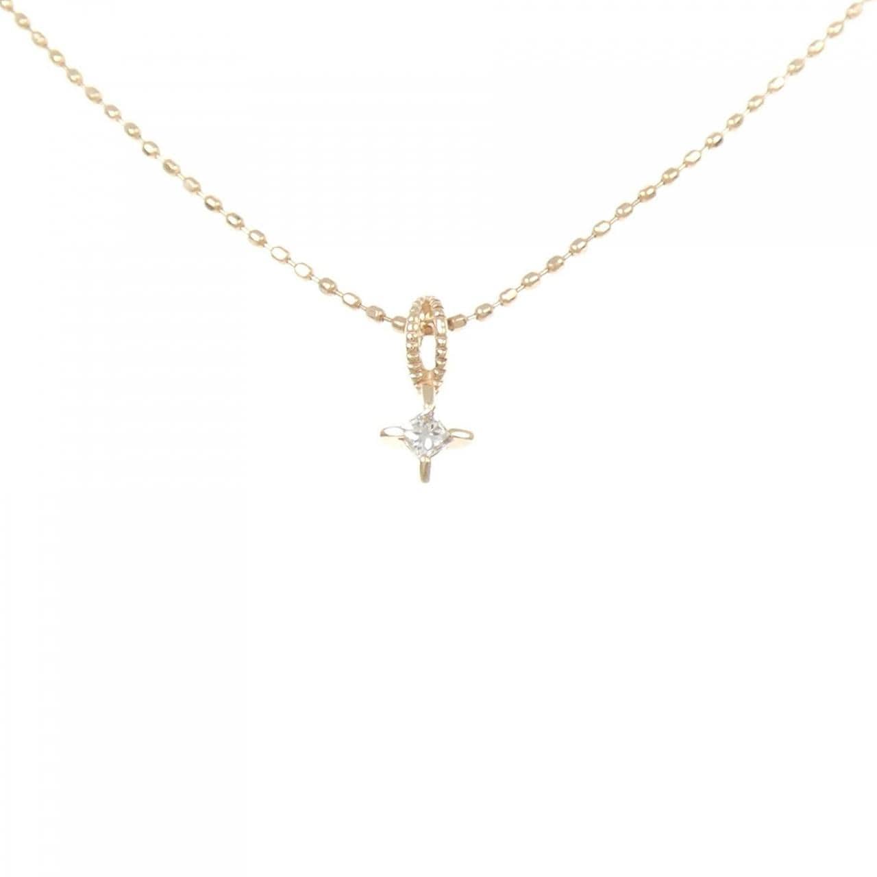 Agete Diamond Necklace 0.03CT