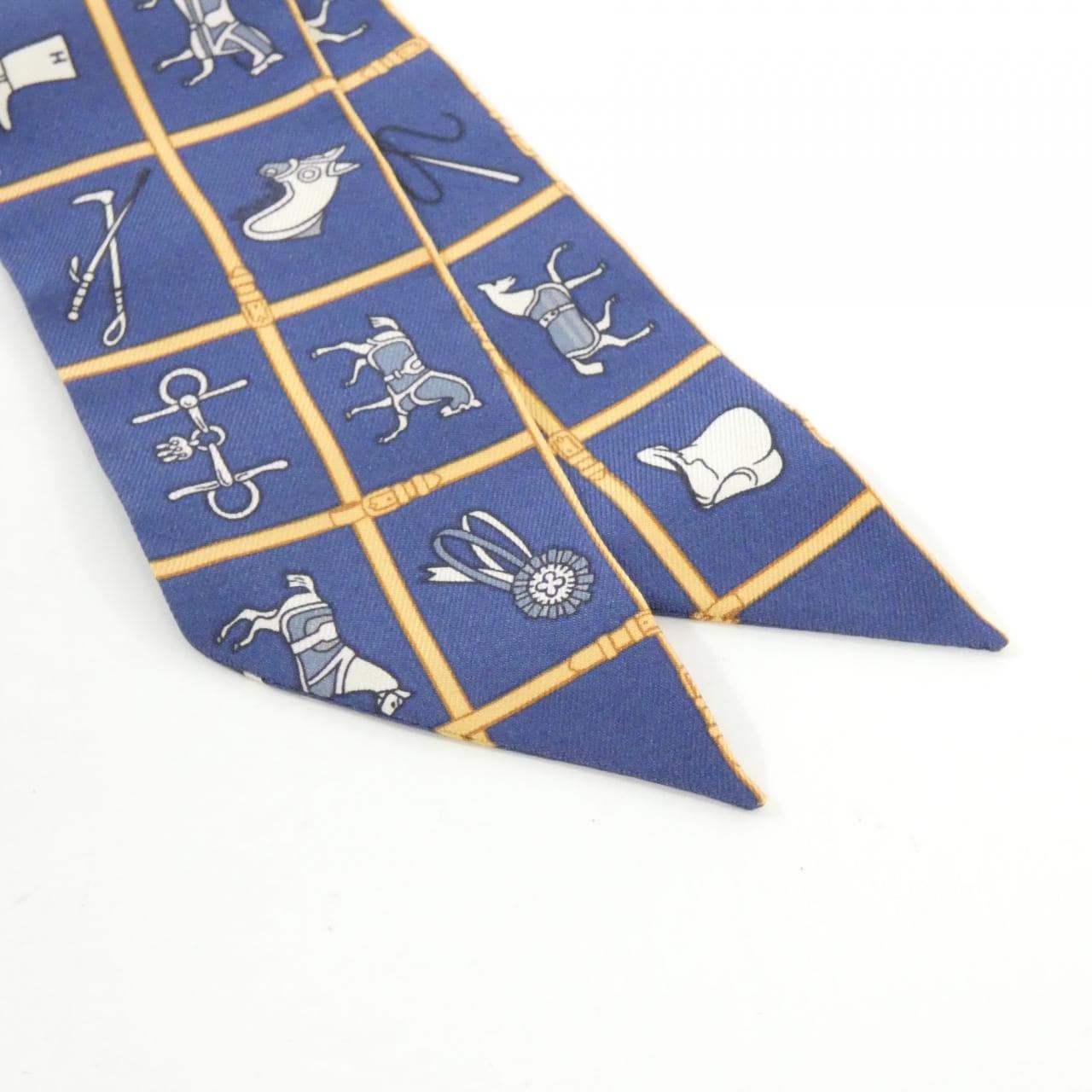 【未使用品】エルメス COUVERTURES ET TENUES ツイリー 061356S スカーフ