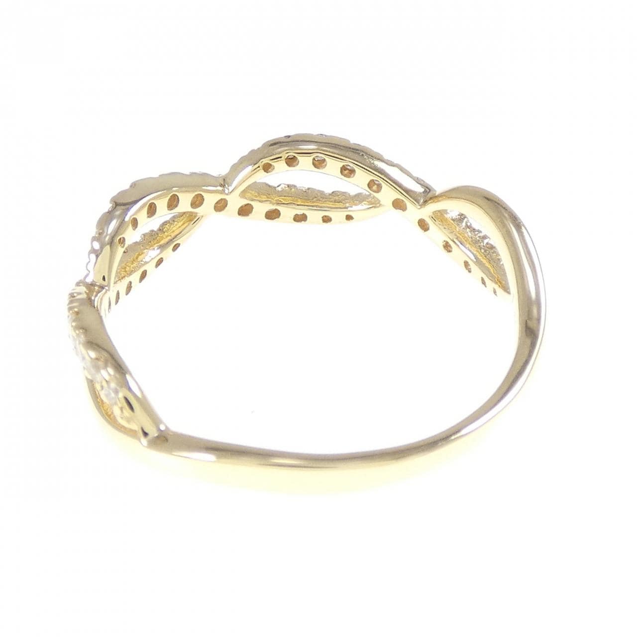 [BRAND NEW] K18YG Diamond ring 0.35CT