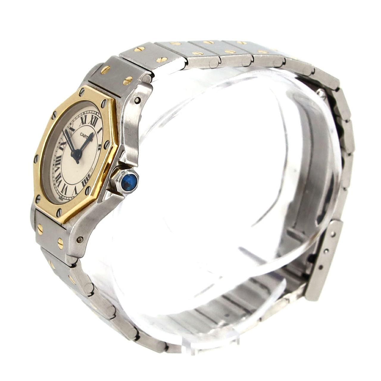 【ノーメンテナンス還元価格】カルティエ サントスオクタゴンSM コンビ W2001683 SSxYG クォーツ