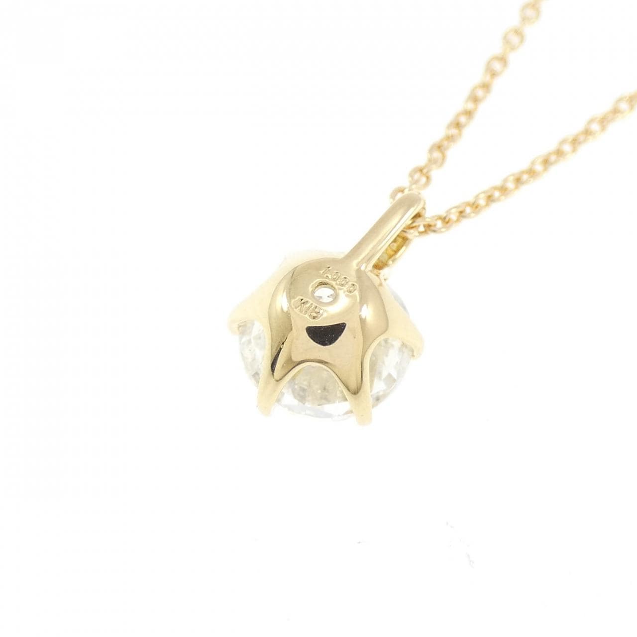 【リメイク】K18YG ダイヤモンド ネックレス 1.000CT H I1 Good