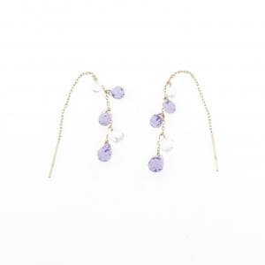 K10YG ガラス ピアス