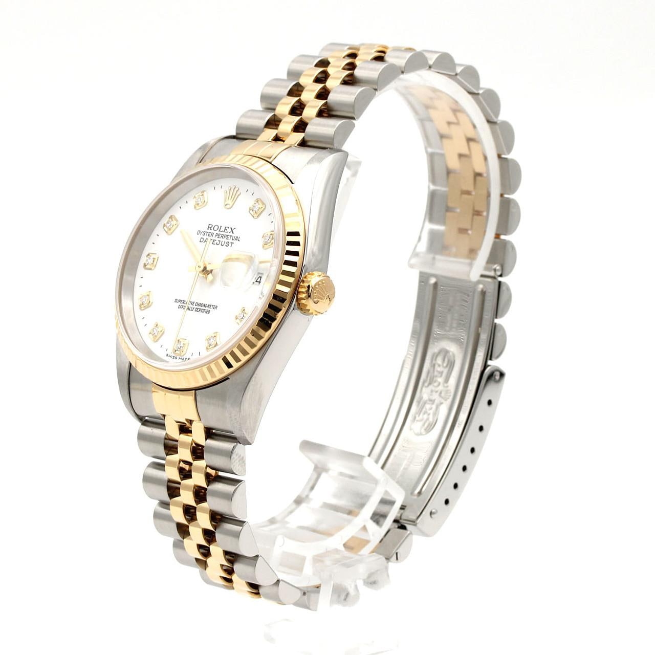 ロレックス デイトジャスト 16233G SSxYG 自動巻 Y番