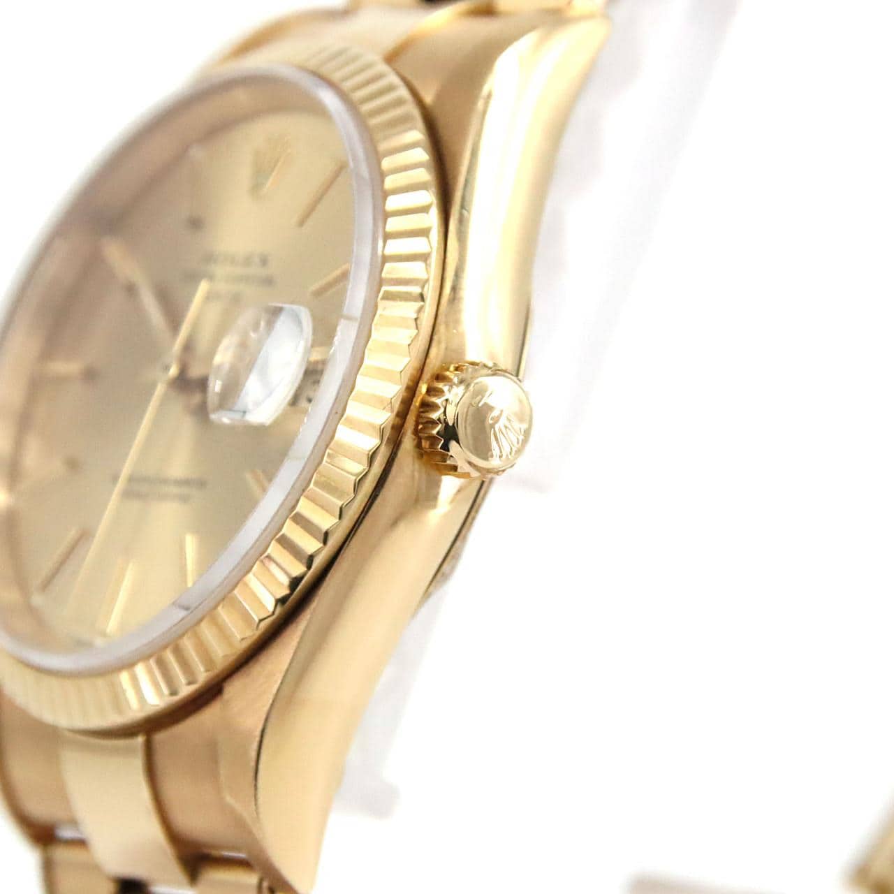 【ノーメンテナンス還元価格】ロレックス オイスターパーペチュアルデイト 15238 YG 自動巻 W番