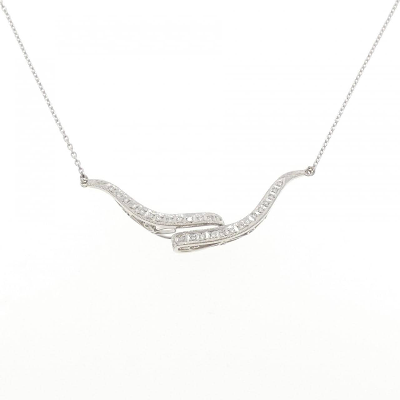 PT900/PT850 ダイヤモンド ネックレス 0.20CT
