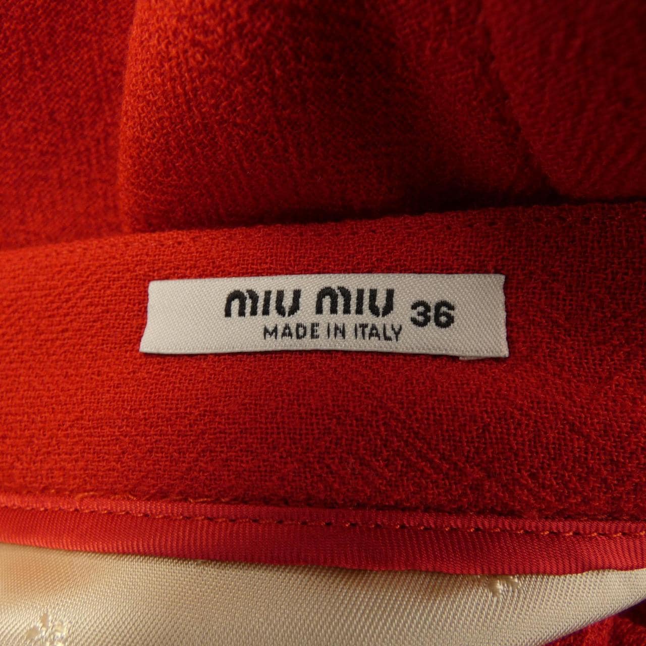 ミュウミュウ MIU MIU MG1113　1BEW スカート