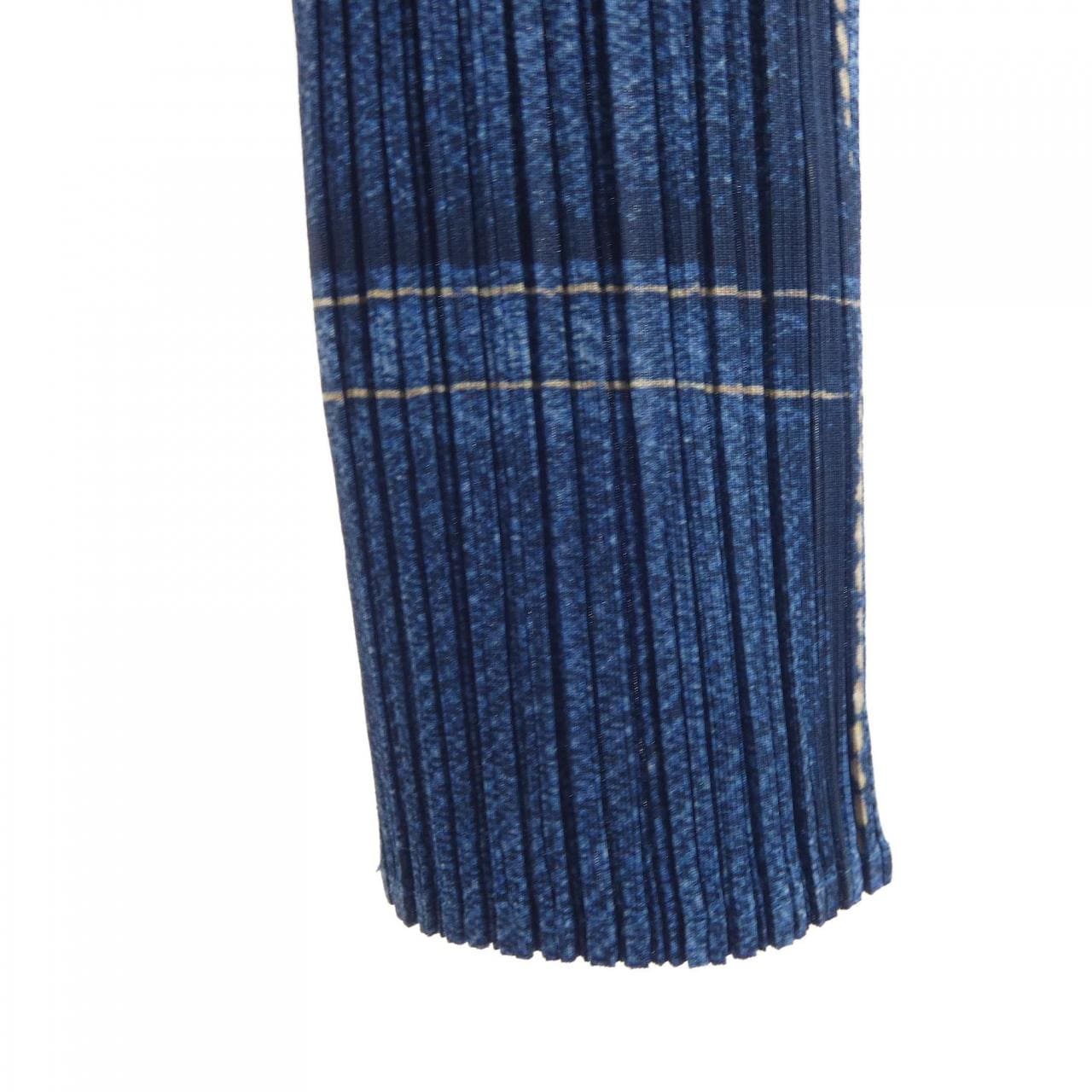 【ヴィンテージ】プリーツプリーズ PLEATS PLEASE 2001 デニム転写プリント PP12-JD251 シャツ