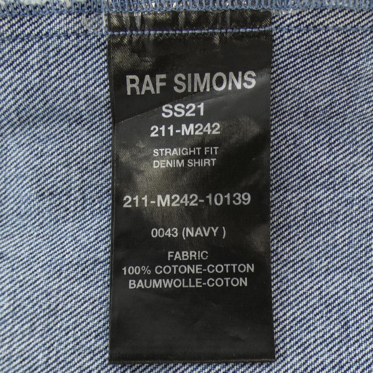 RAF BY RAFSIMONS衬衫