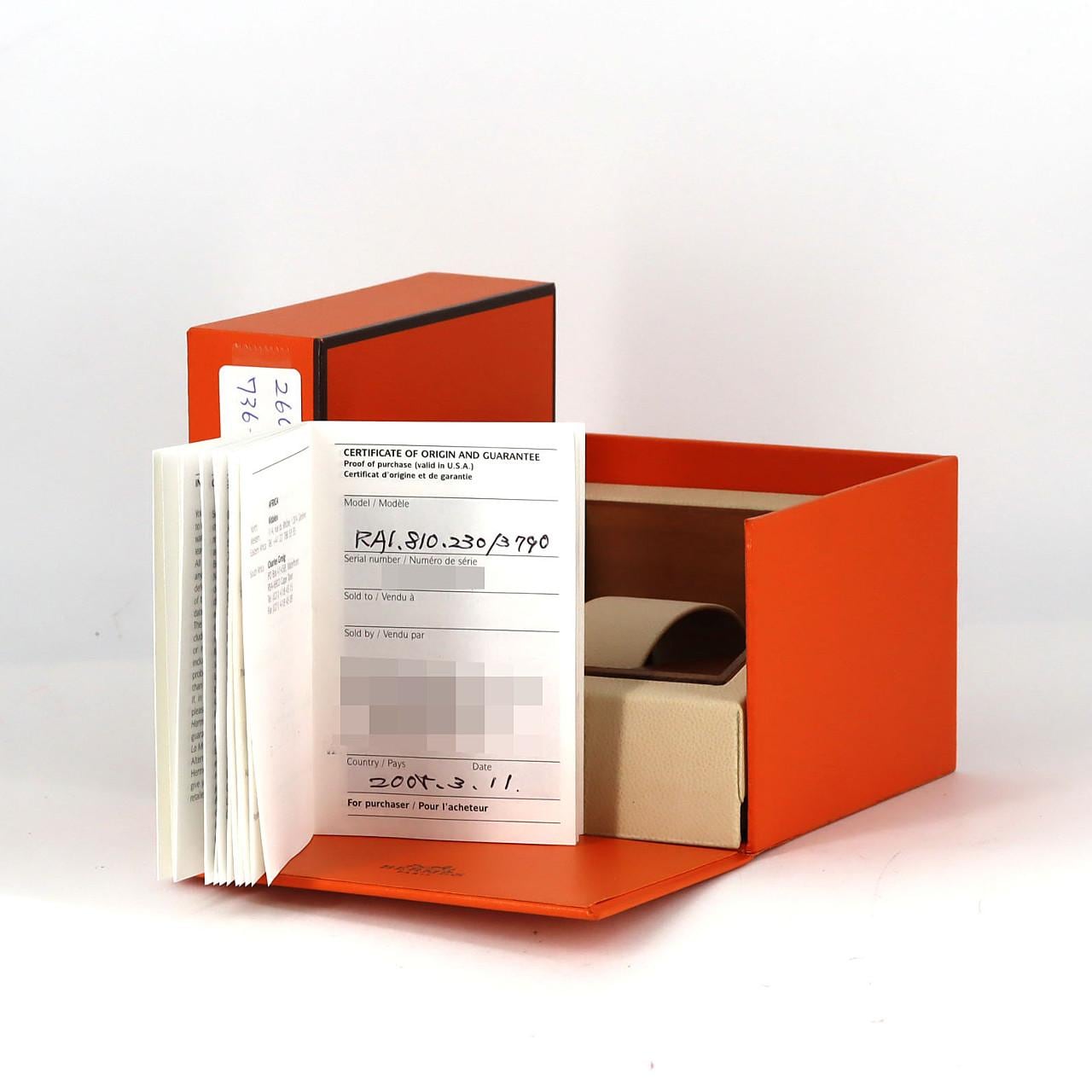 エルメス ラリースモセコ RA1.810 SS クォーツ