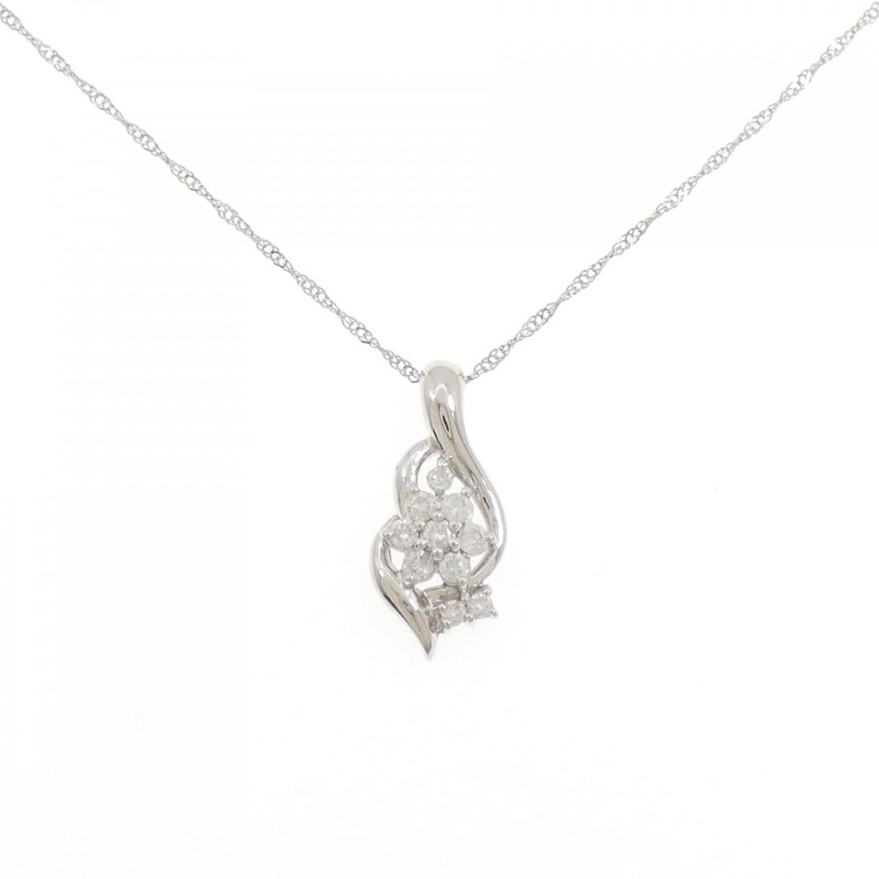 PT900/PT850 ダイヤモンド ネックレス 0.50CT